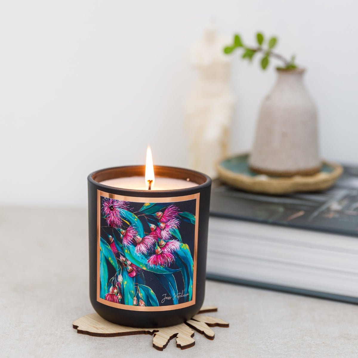 50+Hrs Soy Candle & 200ml Reed Diffuser - Australian Bush - Oldboy&