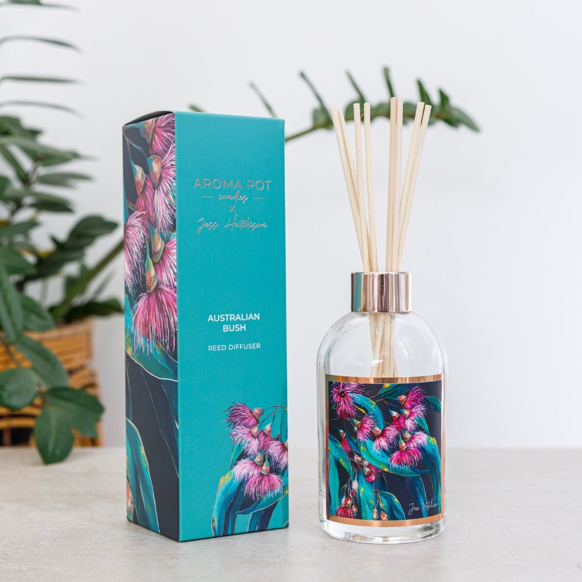 50+Hrs Soy Candle & 200ml Reed Diffuser - Australian Bush - Oldboy&