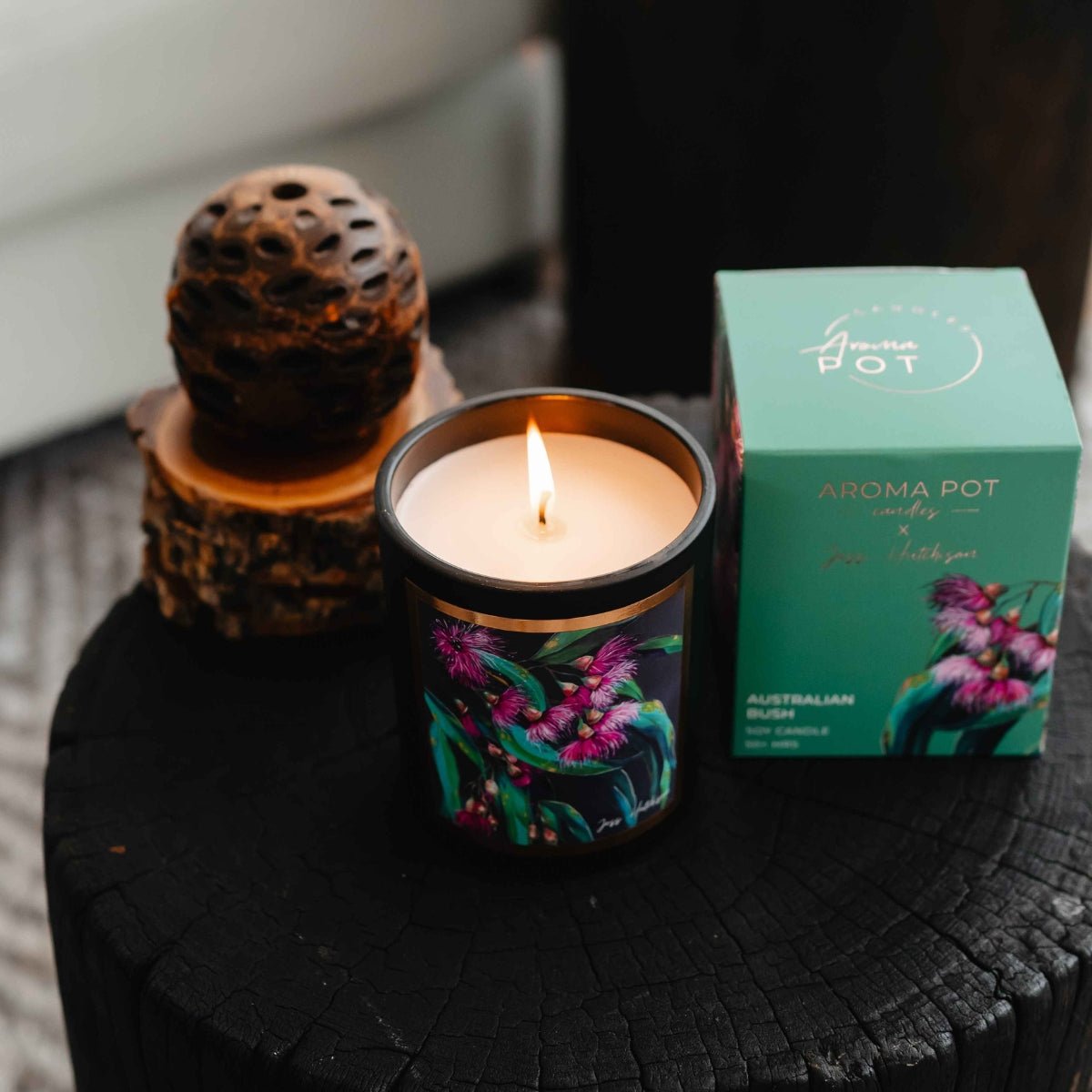 50+Hrs Soy Candle & 200ml Reed Diffuser - Australian Bush - Oldboy&