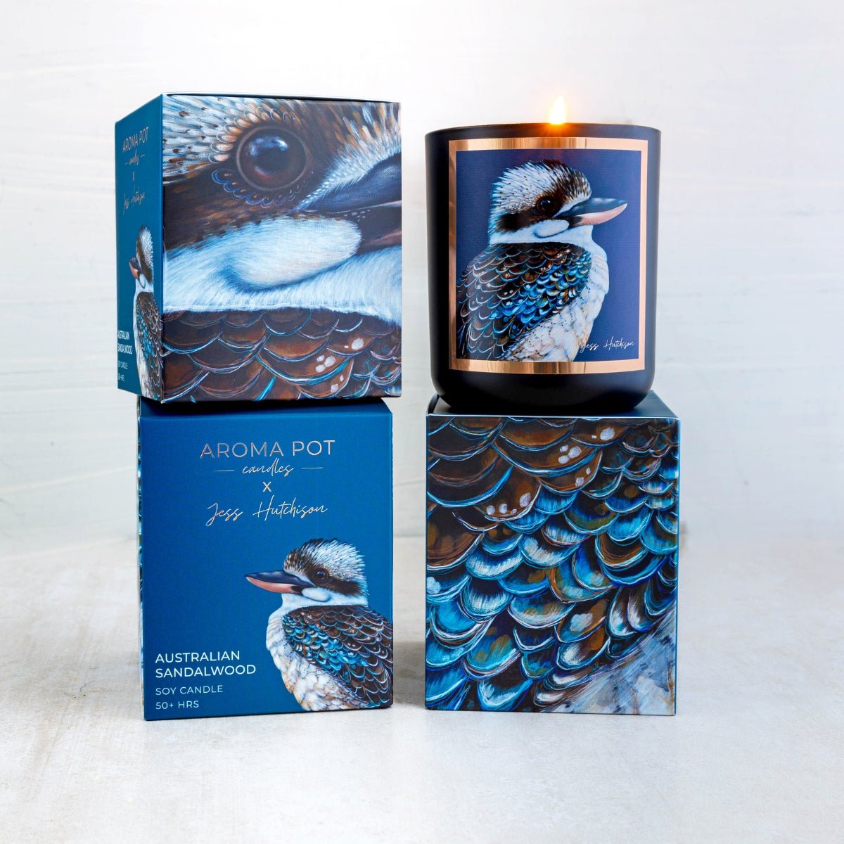 50+Hrs Soy Candle & 200ml Reed Diffuser - Australian Sandalwood - Oldboy&