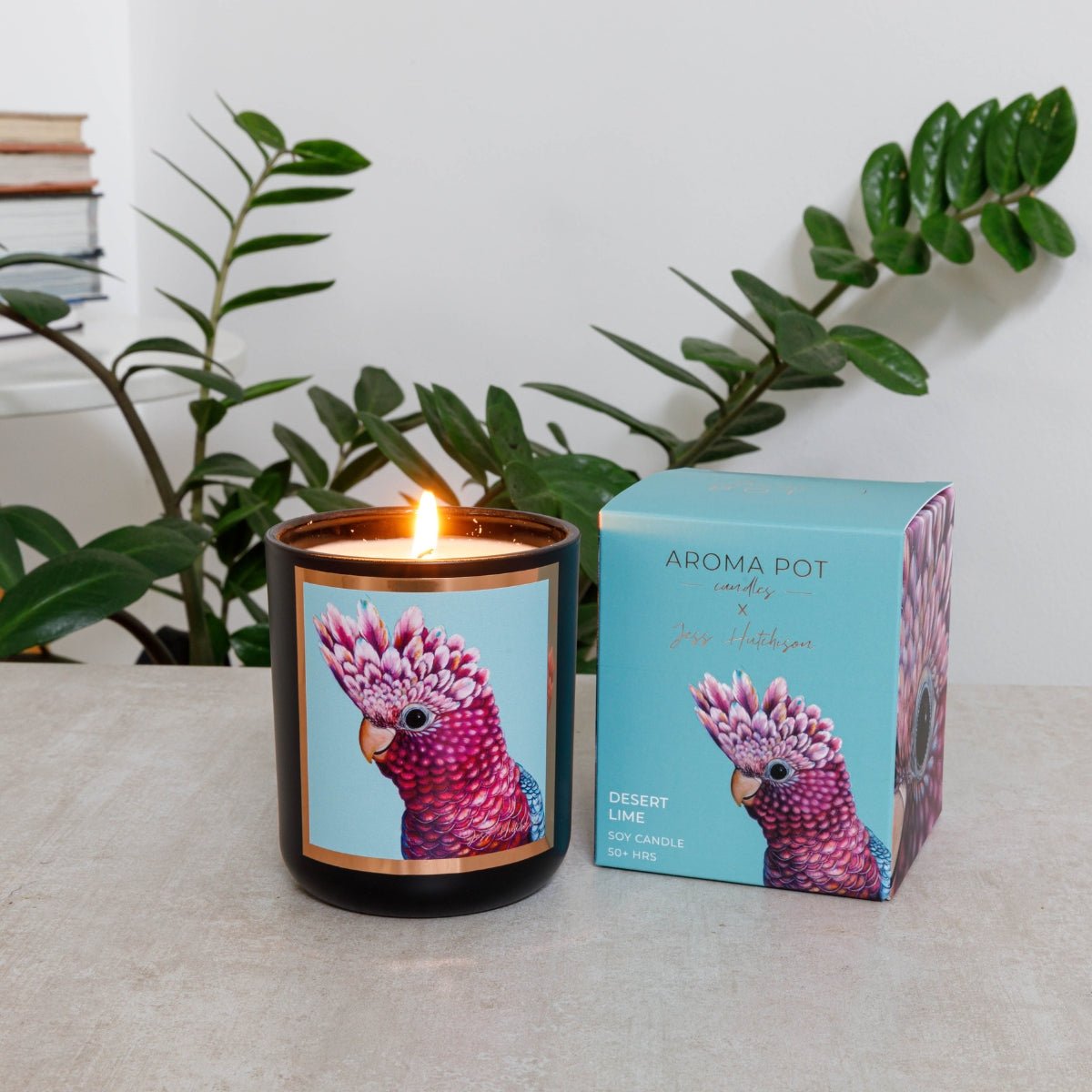 50+Hrs Soy Candle & 200ml Reed Diffuser - Desert Lime - Oldboy&