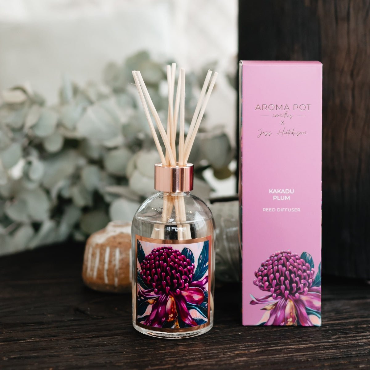 50+Hrs Soy Candle & 200ml Reed Diffuser - Kakadu Plum - Oldboy&