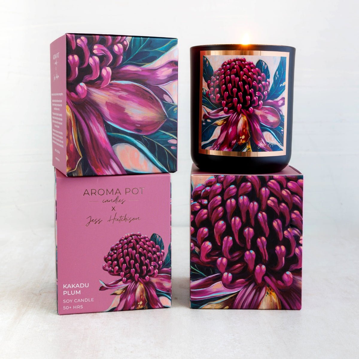 50+Hrs Soy Candle & 200ml Reed Diffuser - Kakadu Plum - Oldboy&