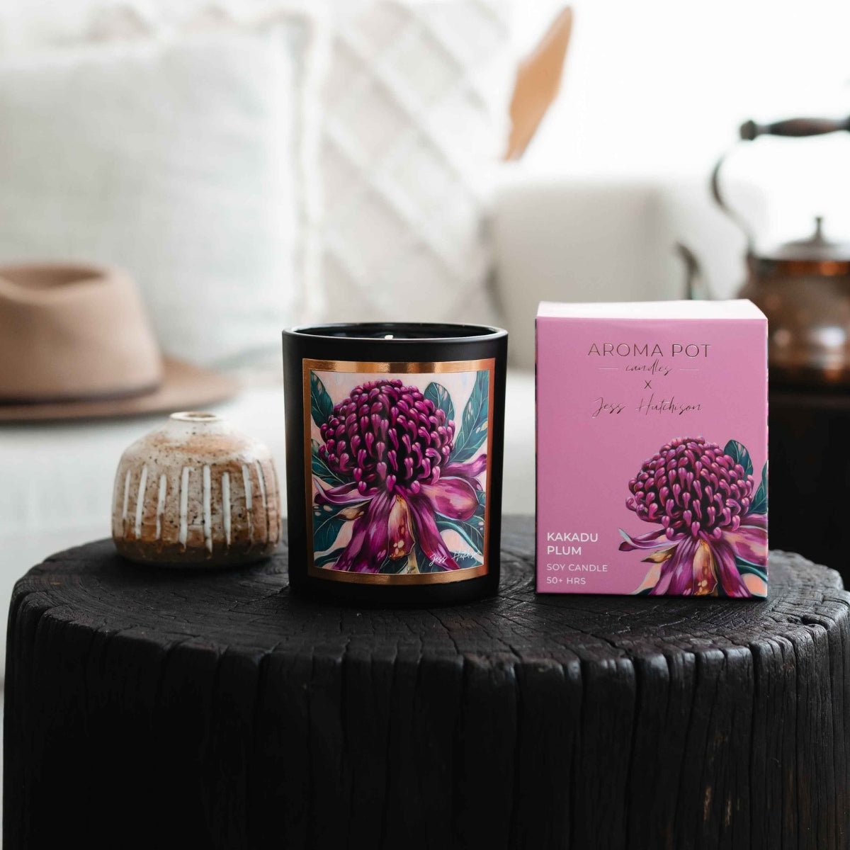 50+Hrs Soy Candle & 200ml Reed Diffuser - Kakadu Plum - Oldboy&