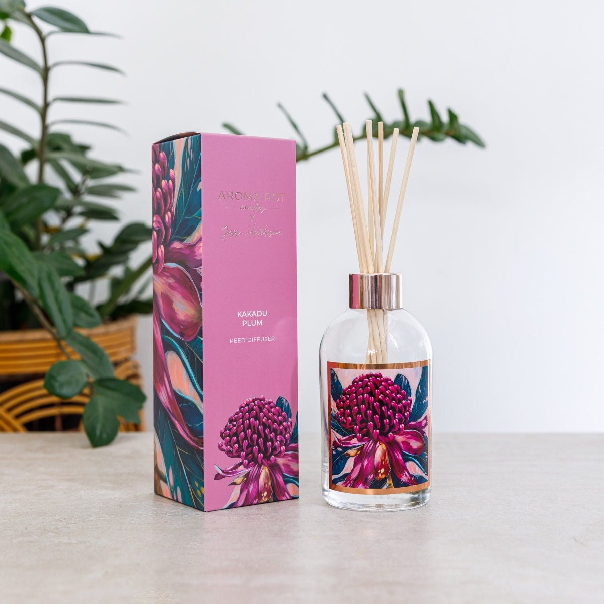 50+Hrs Soy Candle & 200ml Reed Diffuser - Kakadu Plum - Oldboy&