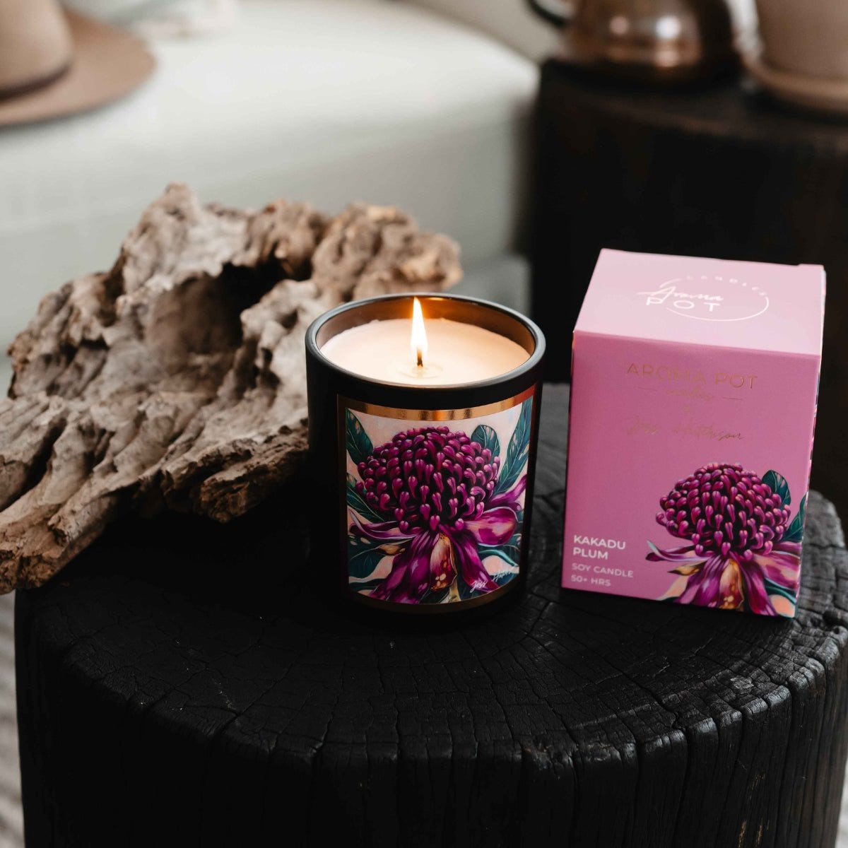 50+Hrs Soy Candle & 200ml Reed Diffuser - Kakadu Plum - Oldboy&