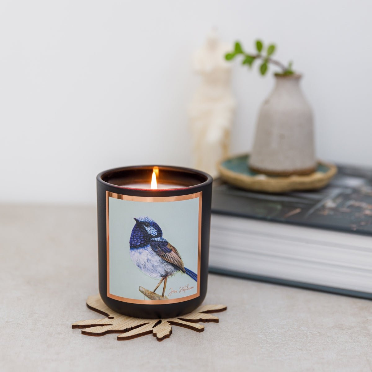 50+Hrs Soy Candle & 200ml Reed Diffuser - Lemon Myrtle - Oldboy&