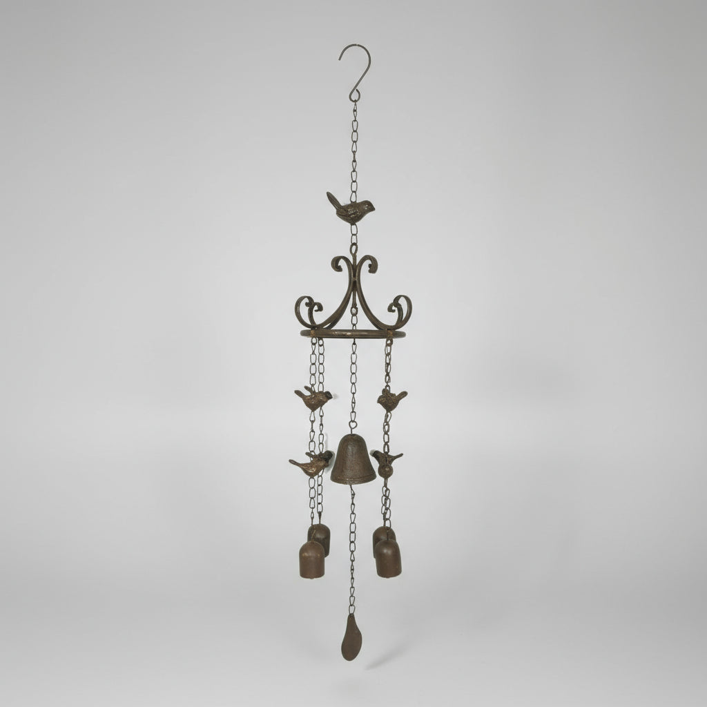 79cm Cast Iron Bird Wind Chime - Oldboy&