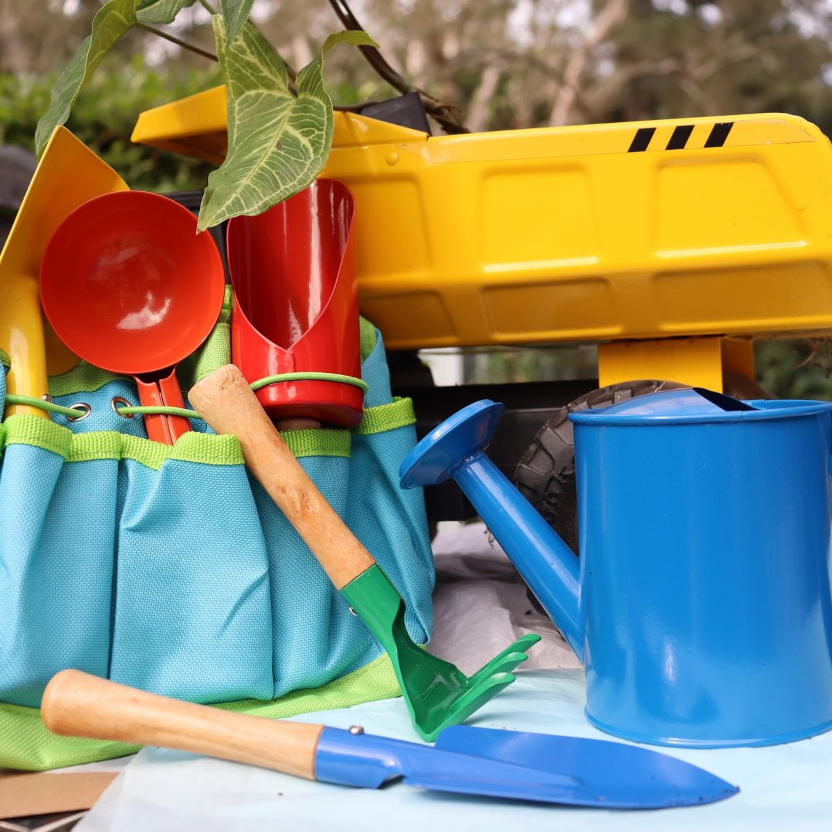 8 Piece Kids Tool Set With Bag - Blue - Oldboy&