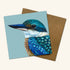 Australian Birds - Reef the Sacred Kingfisher Greeting Card - Oldboy&