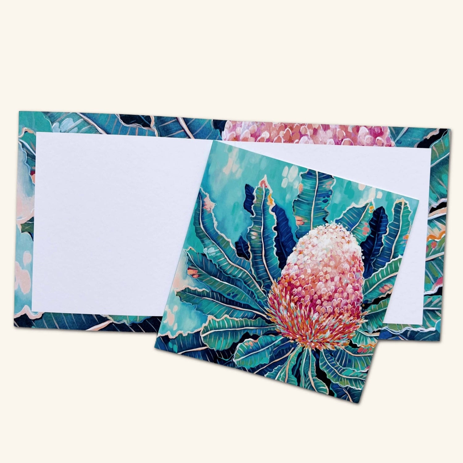 Blooming Banksia Greeting Card - Oldboy&