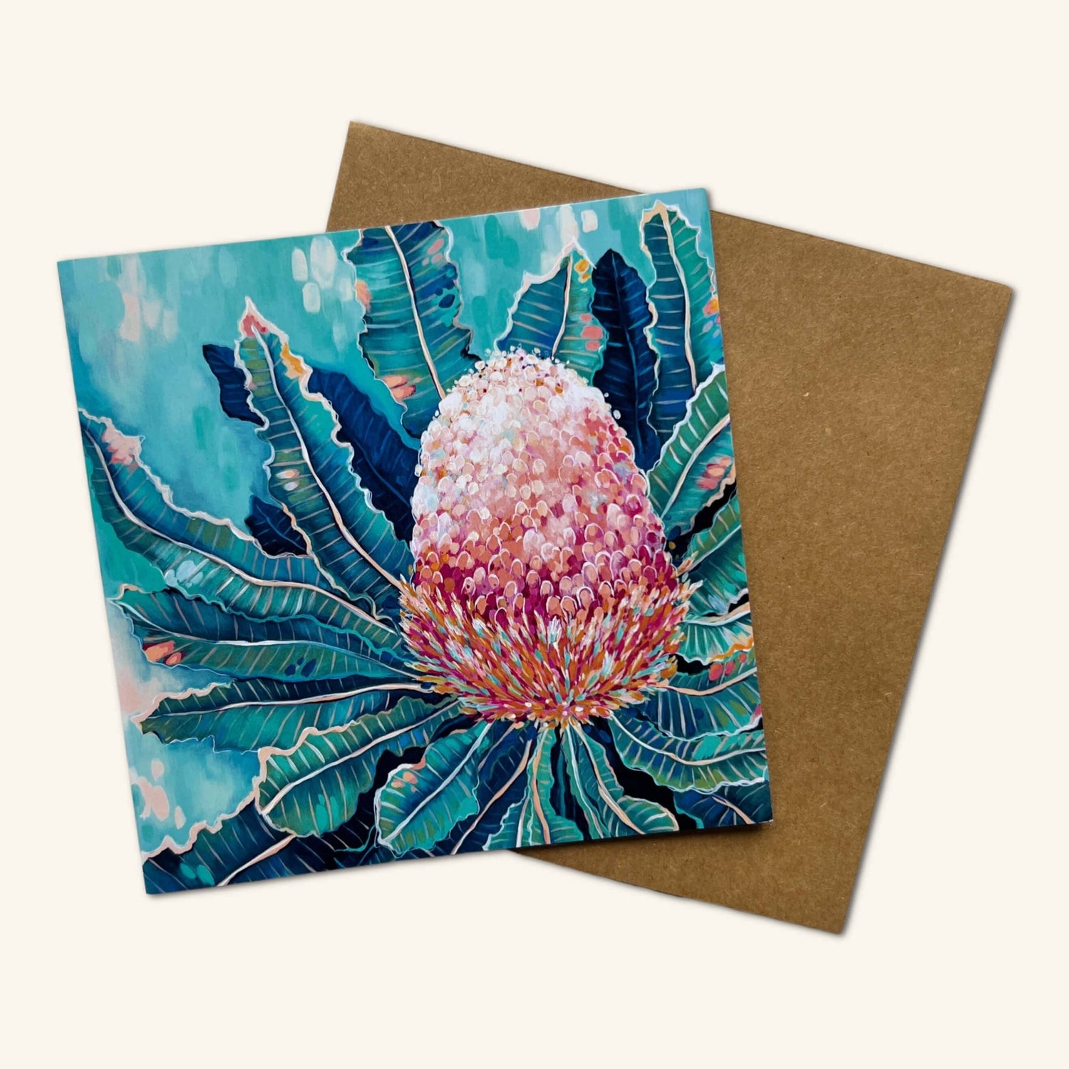 Blooming Banksia Greeting Card - Oldboy&