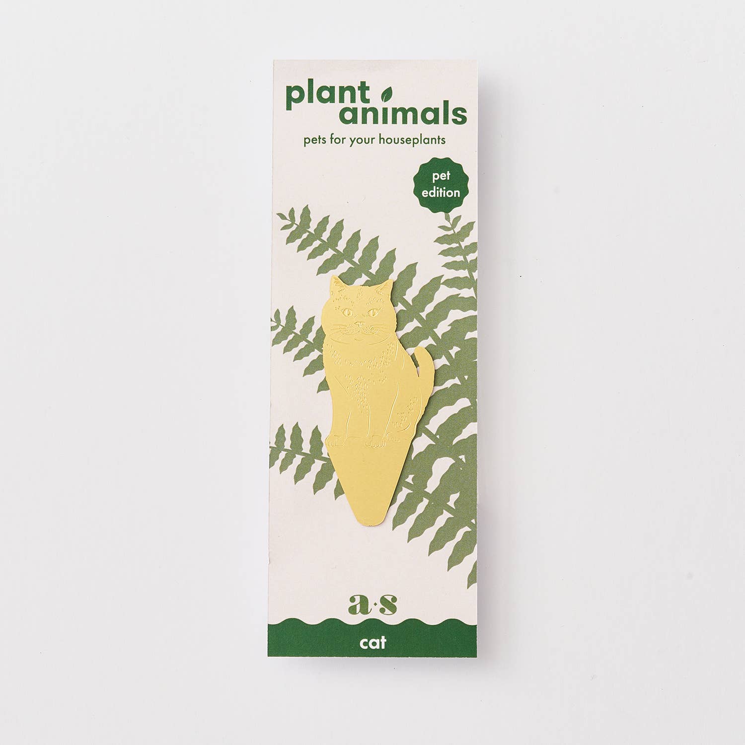 Cat Plant Animal – Brass Houseplant & Pot Decoration - Oldboy&