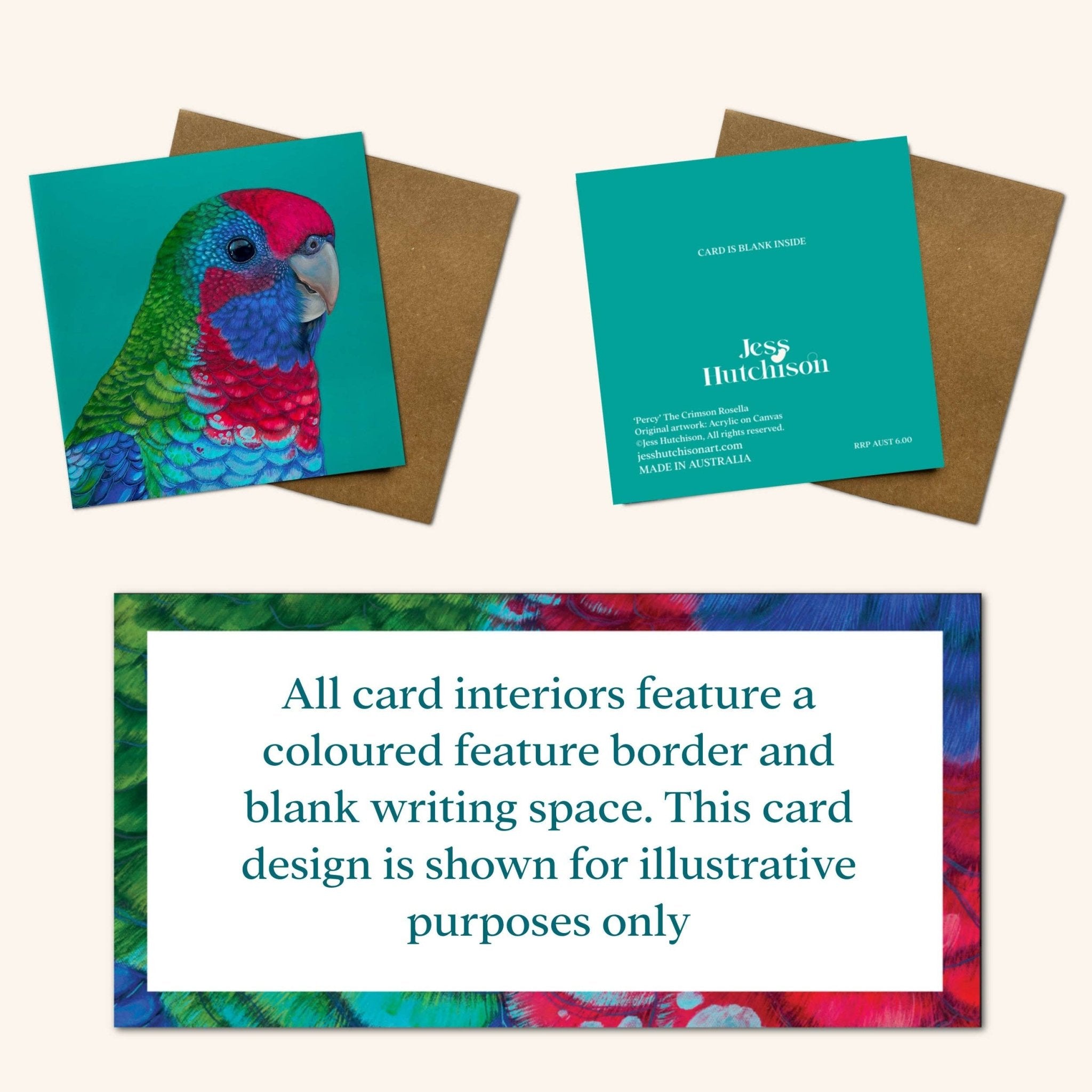 Clifford the Kookaburra Greeting Card - Oldboy&