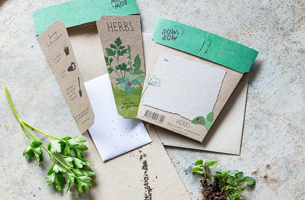 Garden Herbs Gift of Seeds โ Basil, Parsley & Oregano for Foodies ๐ฑ๐ - Oldboy&