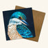 Kingsley the Sacred Kingfisher Greeting Card - Oldboy&