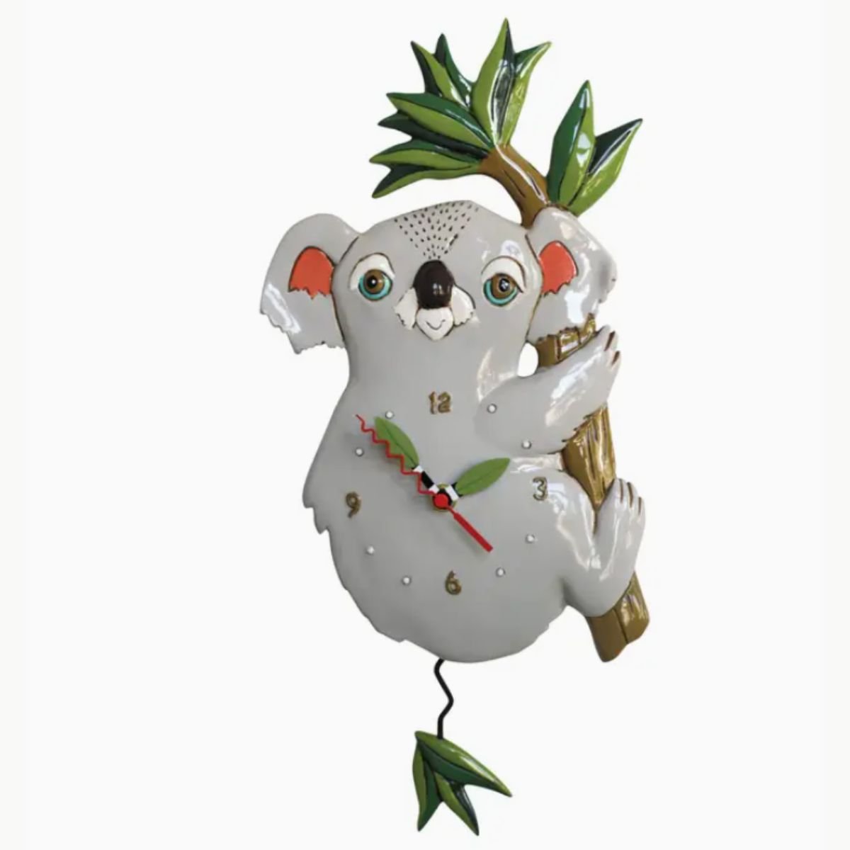 "Koolah Koala" Clock | Hand - Painted Nature - Inspired Wall Clock - Oldboy&