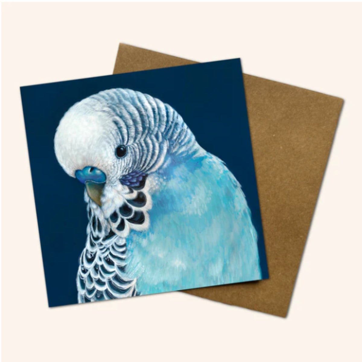 Locky the Budgie Greeting Card - Oldboy&