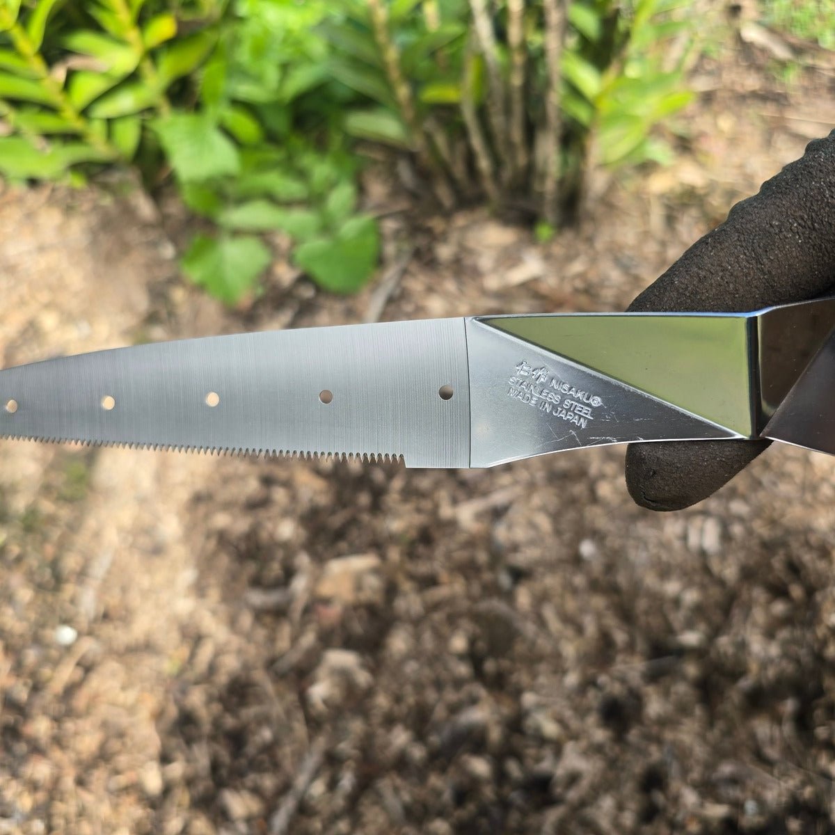 Nisaku 1201 Repotting Knife – Japanese Stainless Steel Garden Tool - Oldboy&