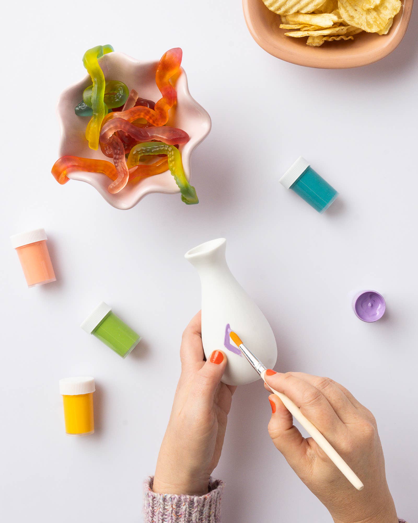 Paint Your Own Vases - DIY Ceramic Vase Painting Kit - Oldboy&