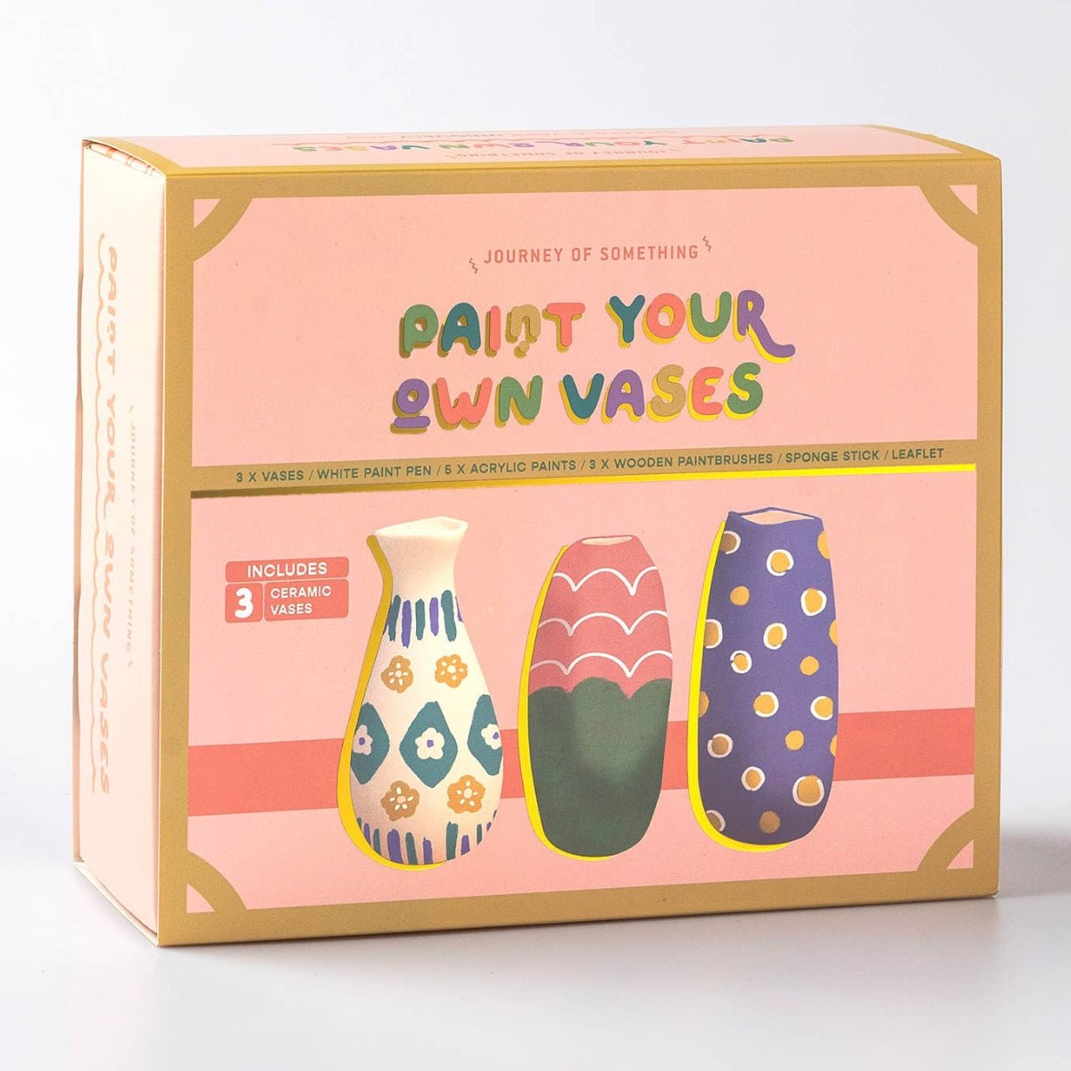 Paint Your Own Vases - DIY Ceramic Vase Painting Kit - Oldboy&