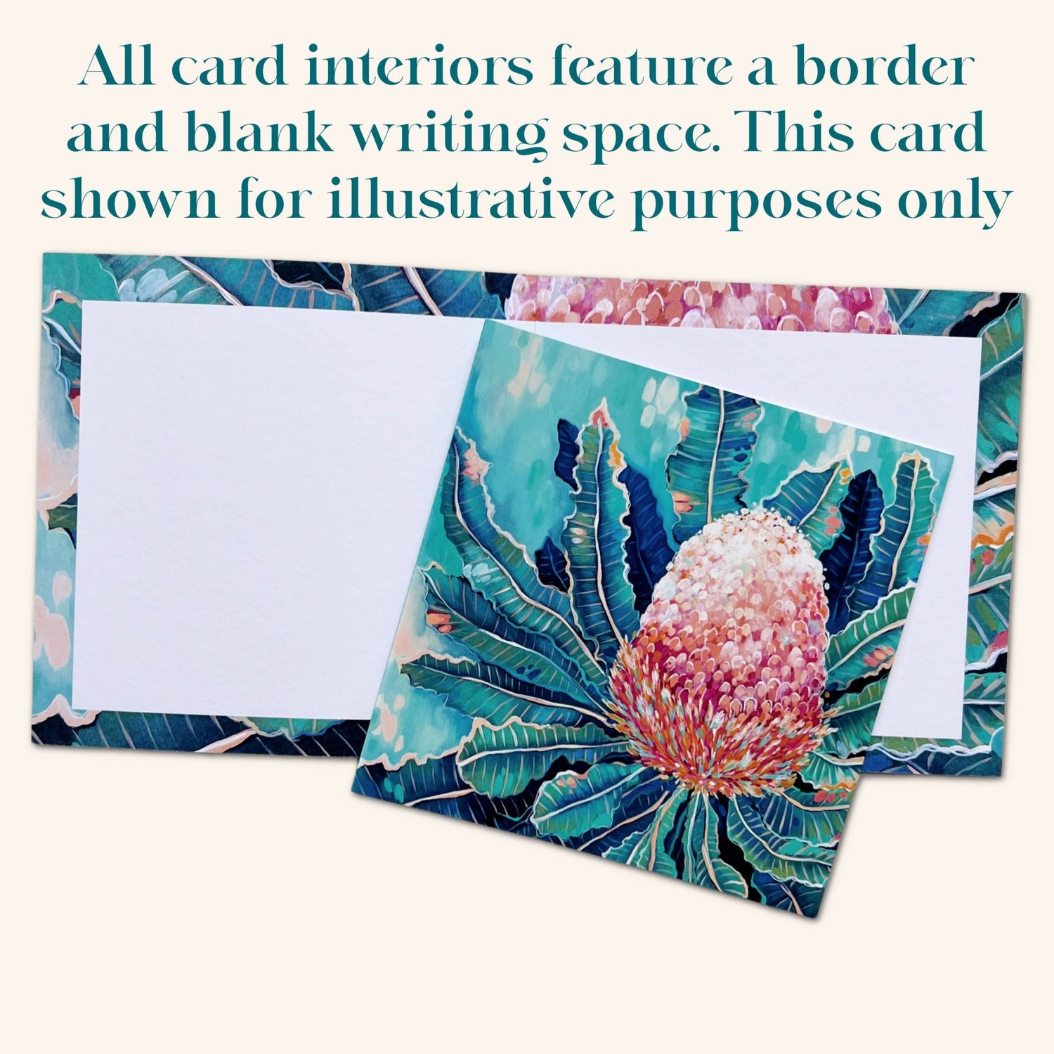 Peachy (Flowering Gum) Greeting Card - Oldboy&