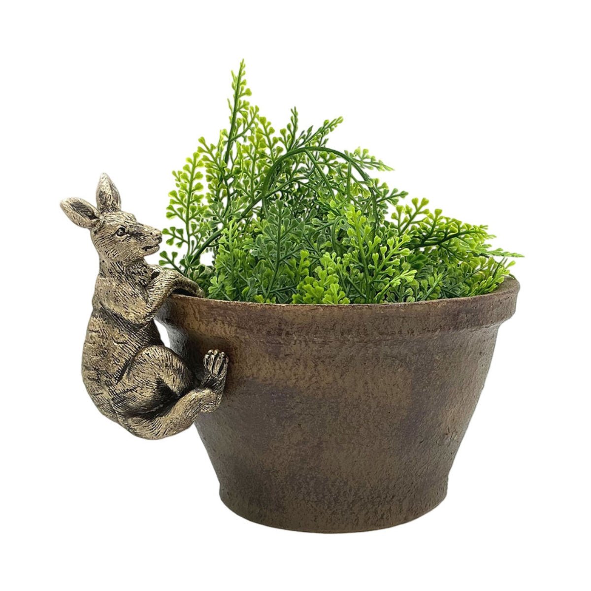 Polyresin Kangaroo Pot Hanger 10cm | Australian Animal Planter Decoration - Oldboy&