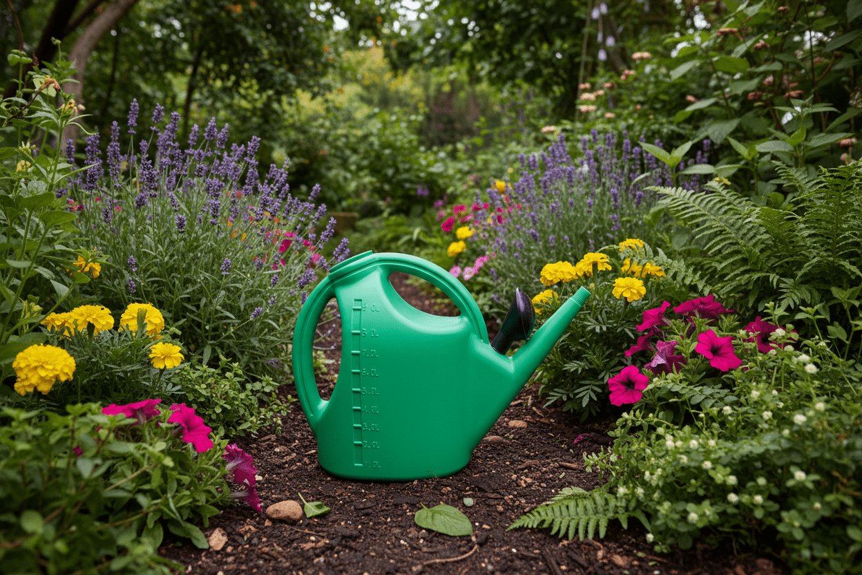Ryset 9L Watering Can GD303 | UV - Stabilised Green Plastic Garden Watering Can - Oldboy&