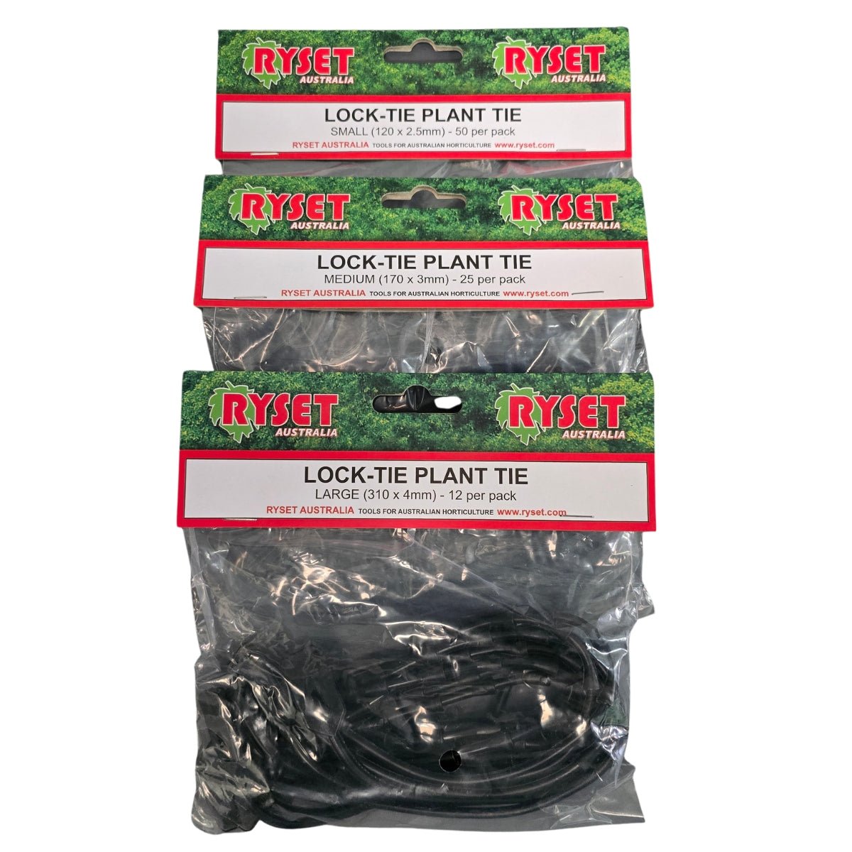 Ryset Soft Rubber Lock-Ties – Reusable Garden Plant Ties - Oldboy&