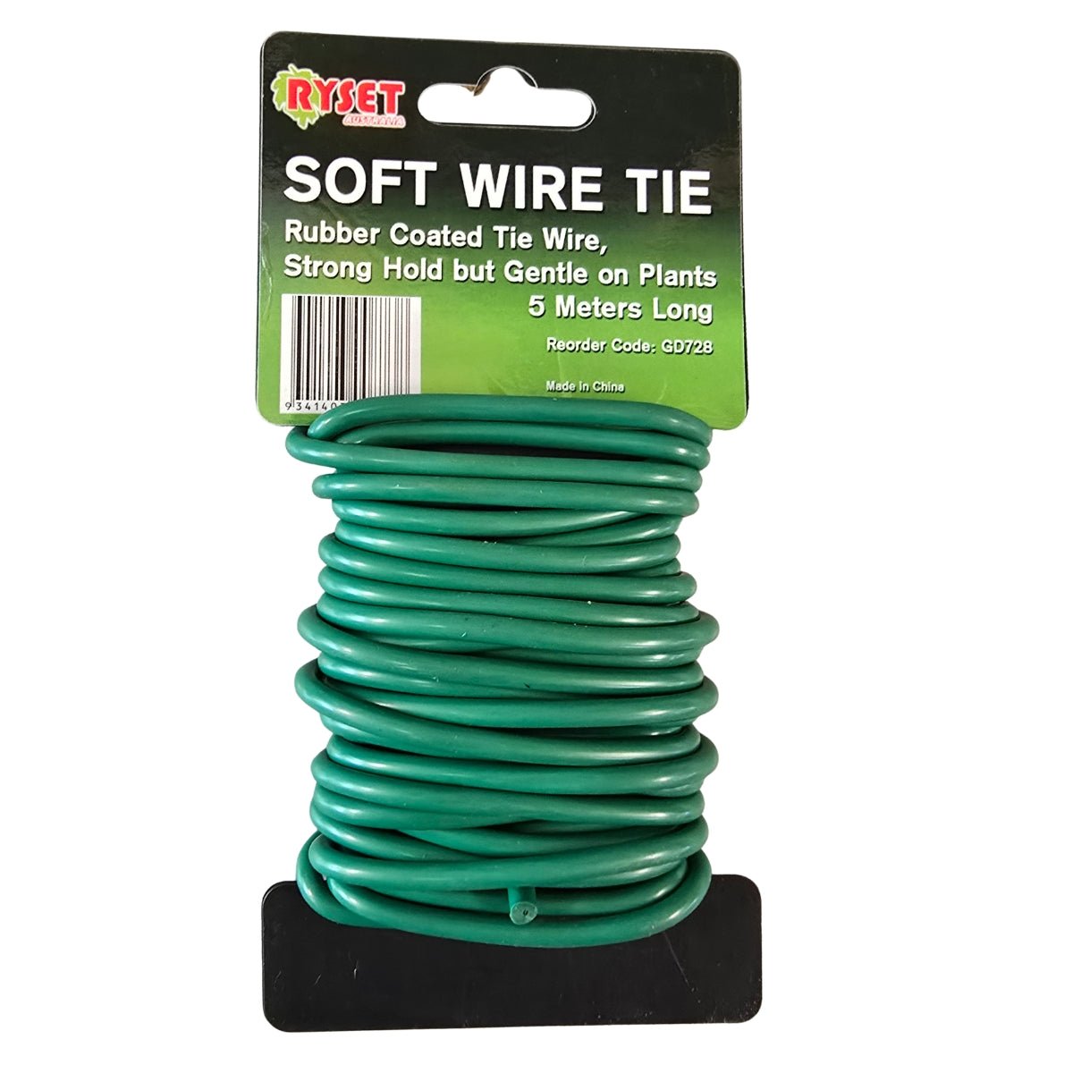 Ryset Soft Wire Tie 5m | Rubber-Coated Plant Support | GD728 - Oldboy&