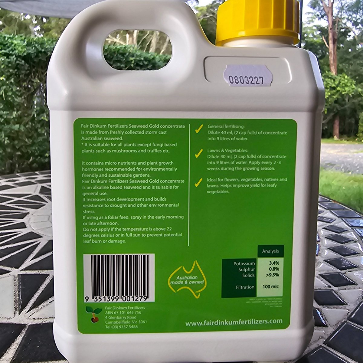 Seaweed Gold Fertiliser - Oldboy&