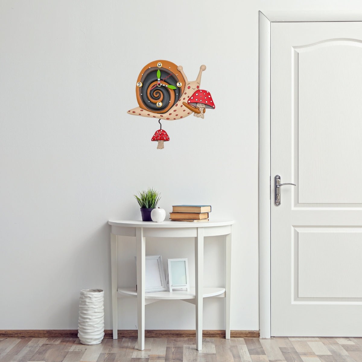 "Slow and Steady Snail" Clock | Hand - Painted Vintage - Inspired Wall Clock - Oldboy&