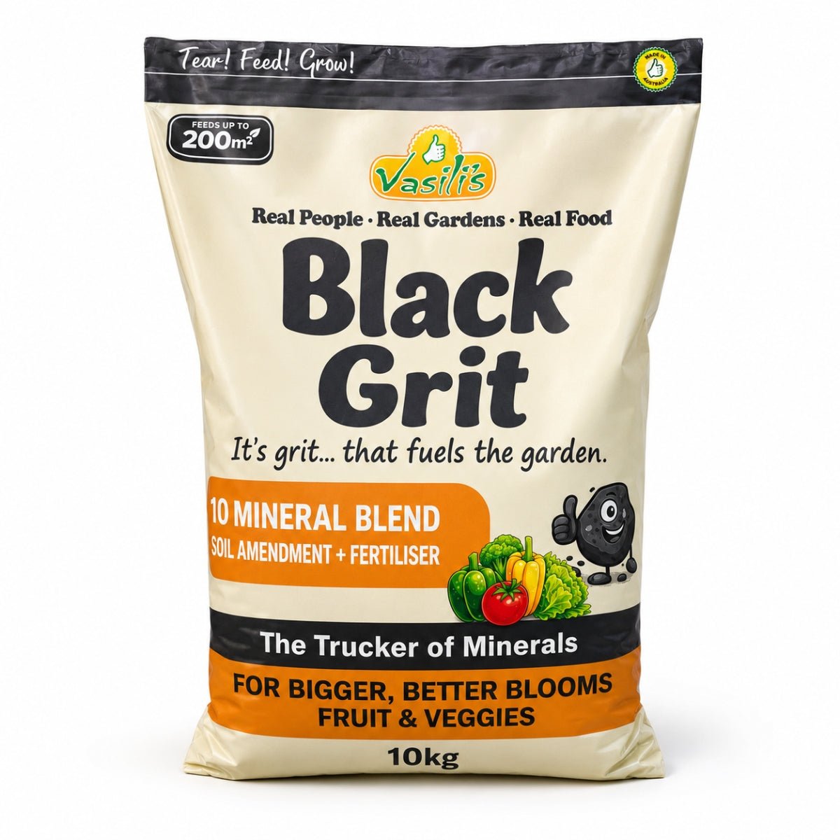 Vasilis Choice Black Grit | Mineral Blend Soil Amendment & Fertiliser - Oldboy&
