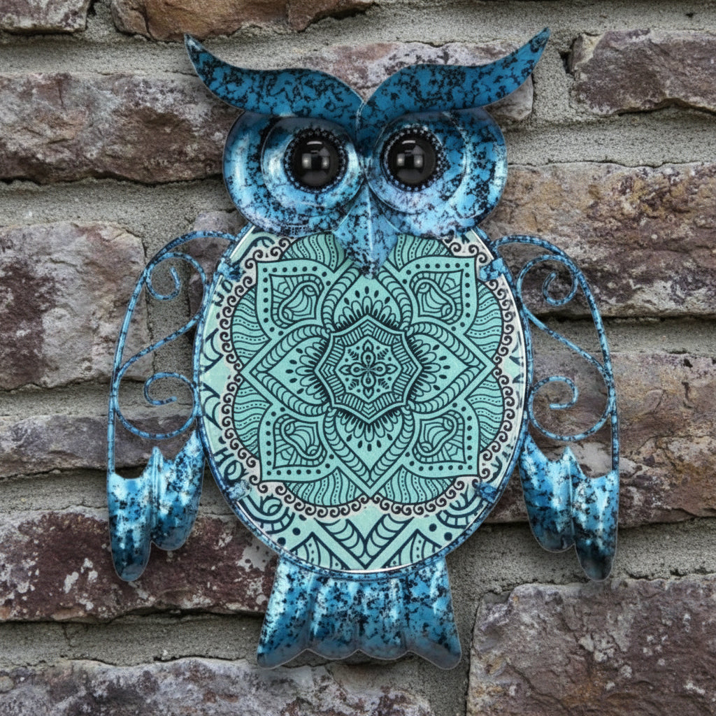 Blue Glass Owl - Oldboy&
