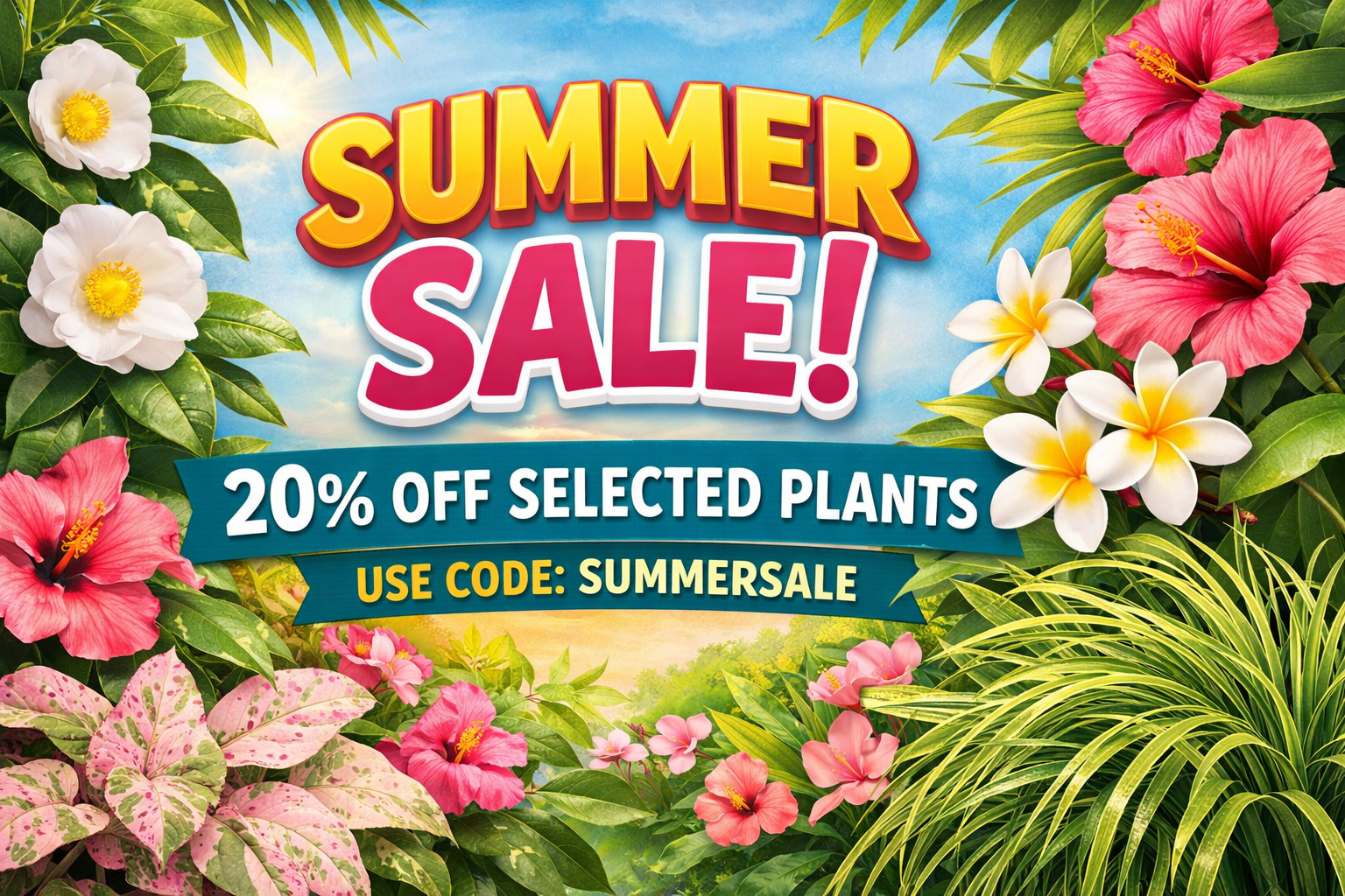 Summer Sale - 20% OFF - Oldboy's Flowers