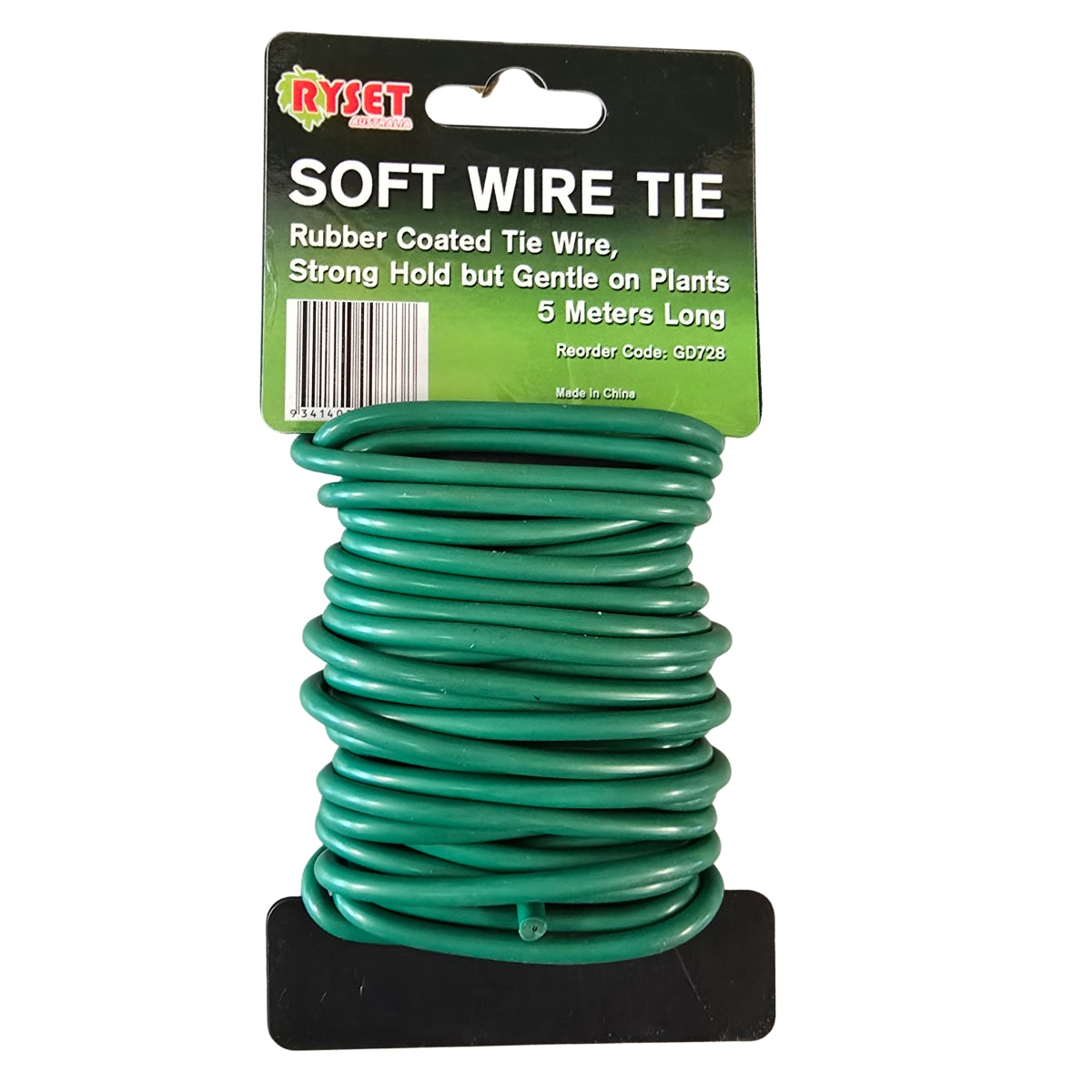Ryset Soft Wire Tie 5m | Rubber-Coated Plant Support | GD728