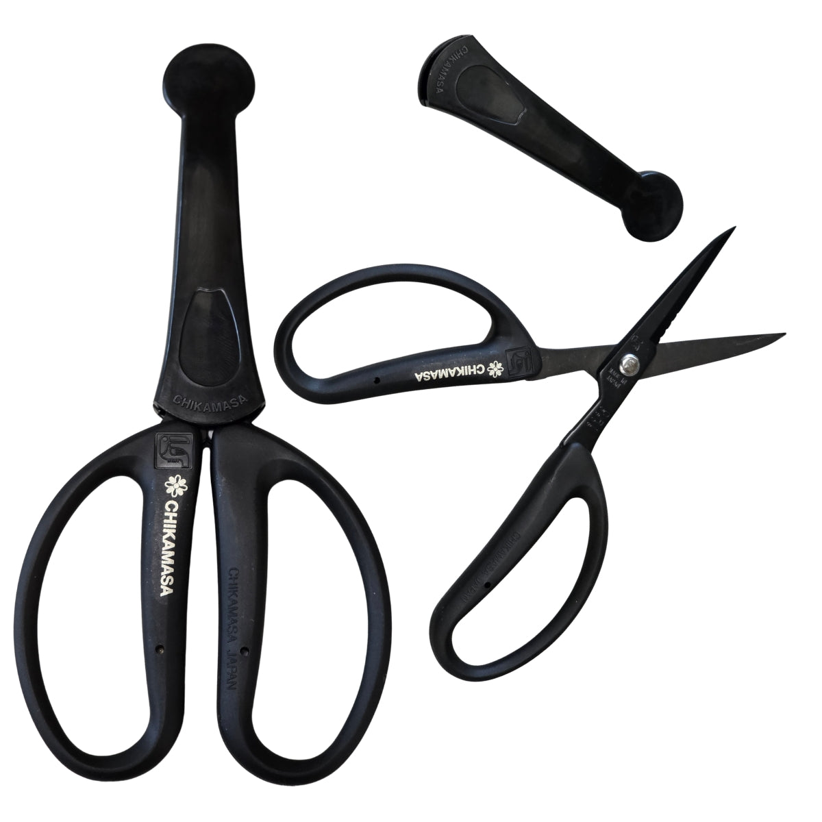Chikamasa CRI-360SFBK Florist Scissors | Black | GT434B