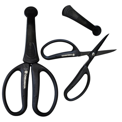 Chikamasa CRI-360SFBK Florist Scissors | Black | GT434B