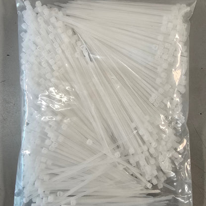 Ryset White Cable Ties 100mm | Bulk Pack of 1000 | GT745