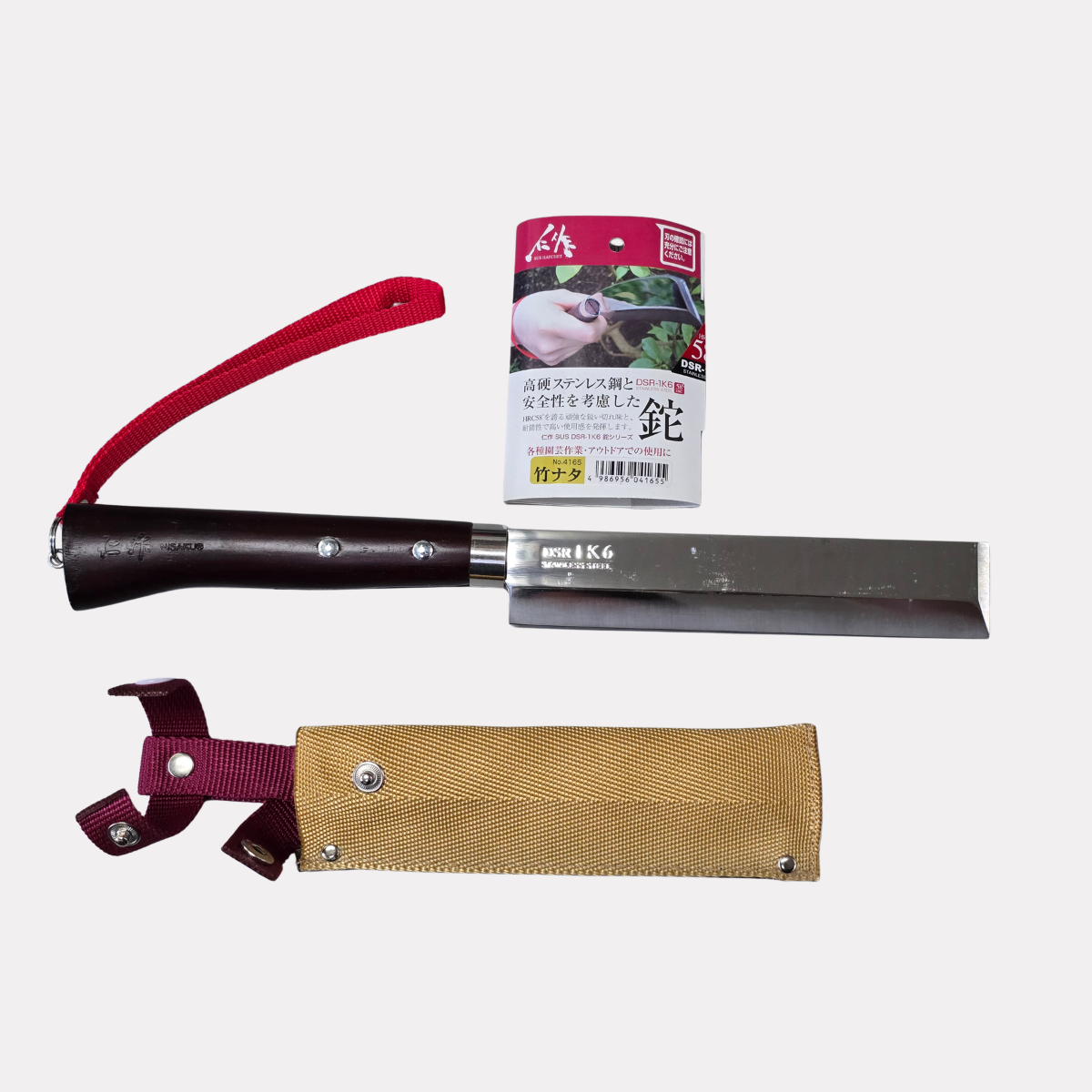 Nisaku Bamboo Hatchet 165mm Stainless Steel Blade | 4165