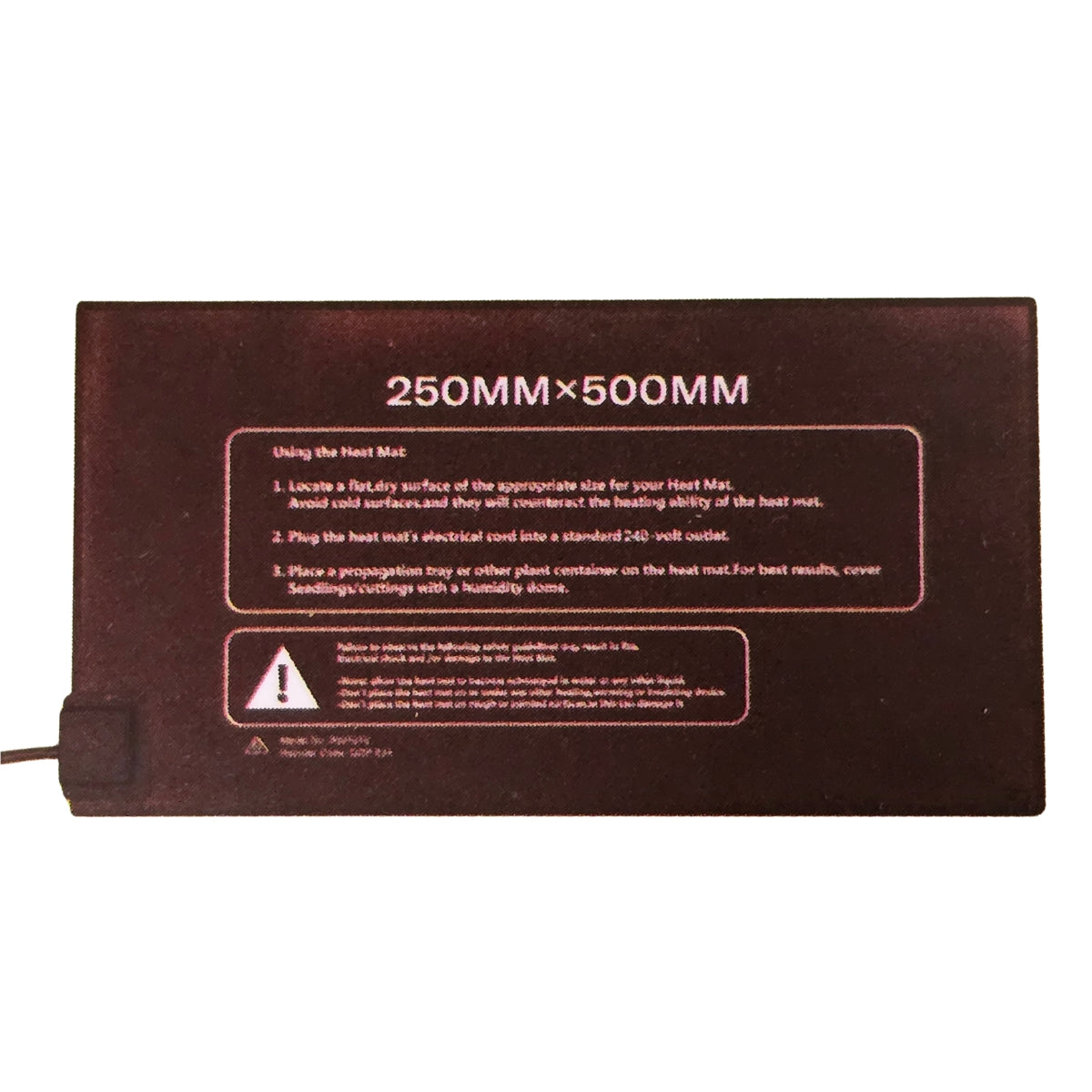 Ryset Heat Mat 500mm x 250mm – Seedling &amp;amp; Propagation Heat Mat