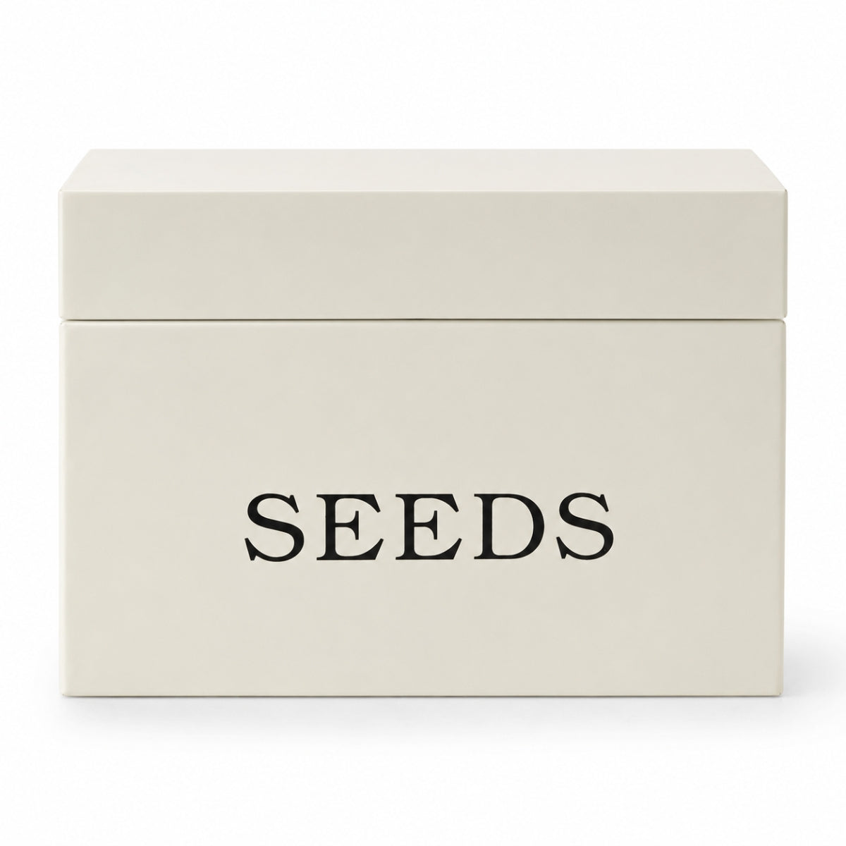 Seed Tin – 2 Compartment Metal Storage Box