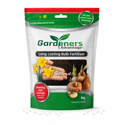 Gardeners Advantage Bulb Food 1kg | Fast &amp; Slow Release Bulb Fertiliser