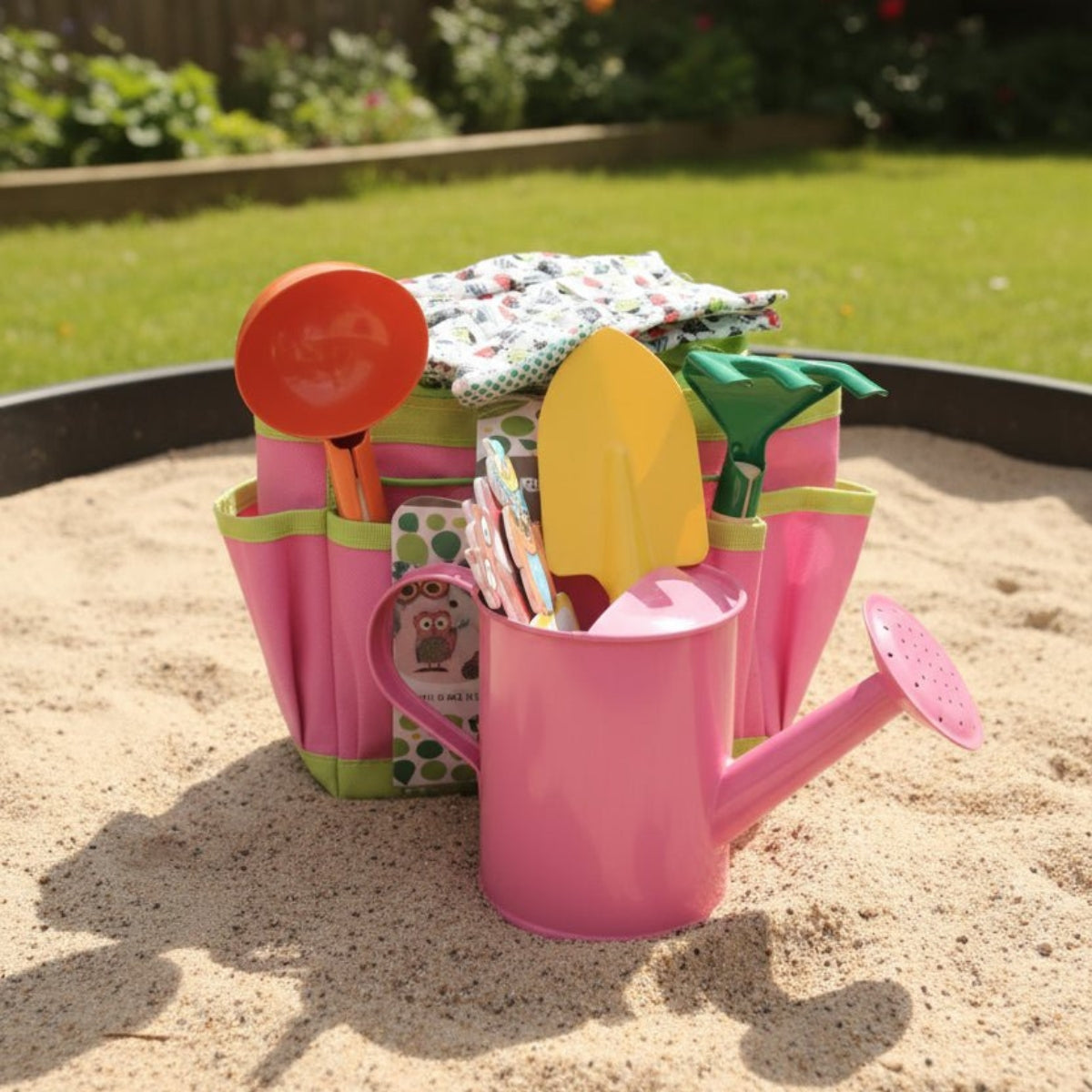 8 Piece Kids Tool Set With Bag - Pink