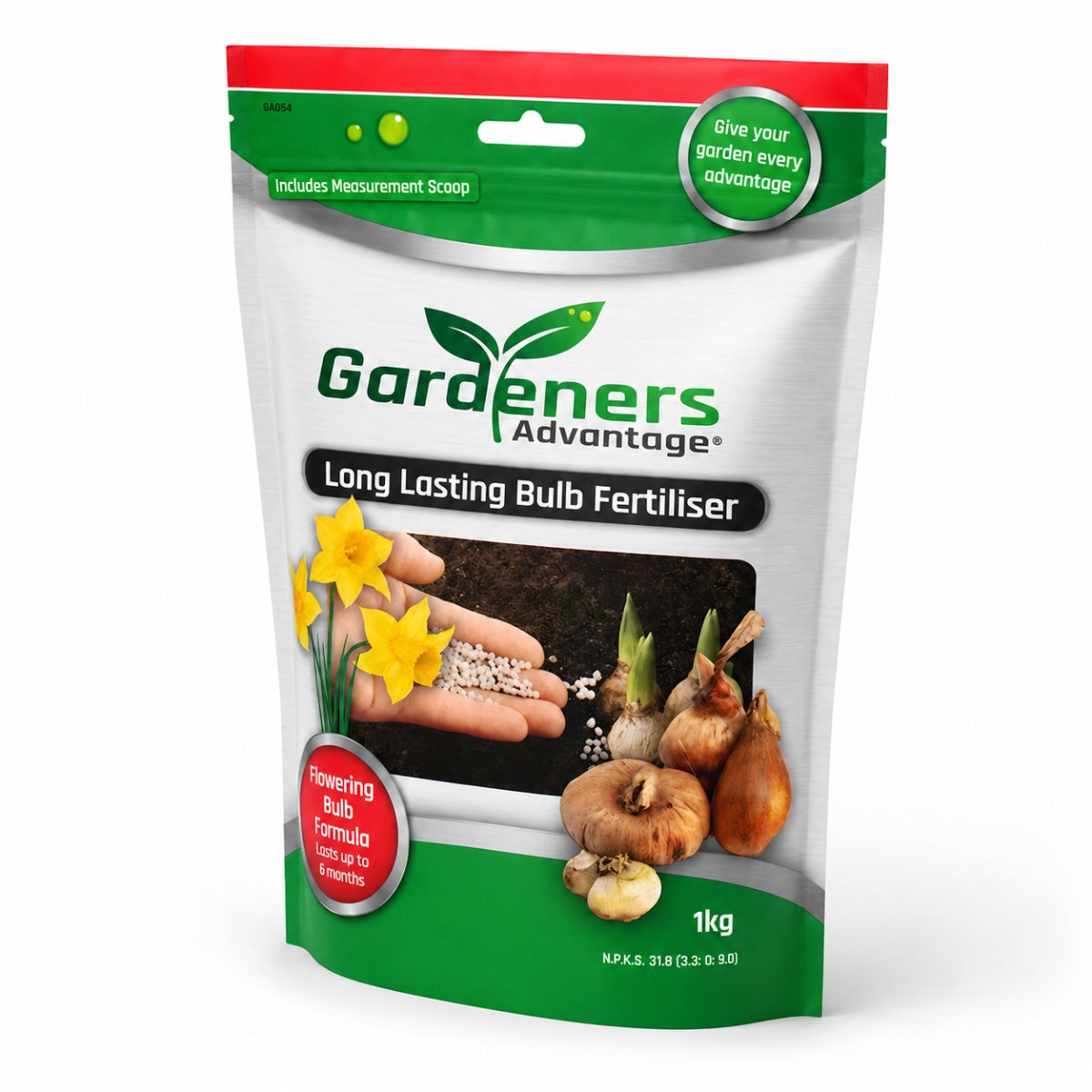 Gardeners Advantage Bulb Food 1kg | Fast &amp; Slow Release Bulb Fertiliser