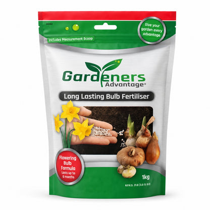 Gardeners Advantage Bulb Food 1kg | Fast &amp; Slow Release Bulb Fertiliser