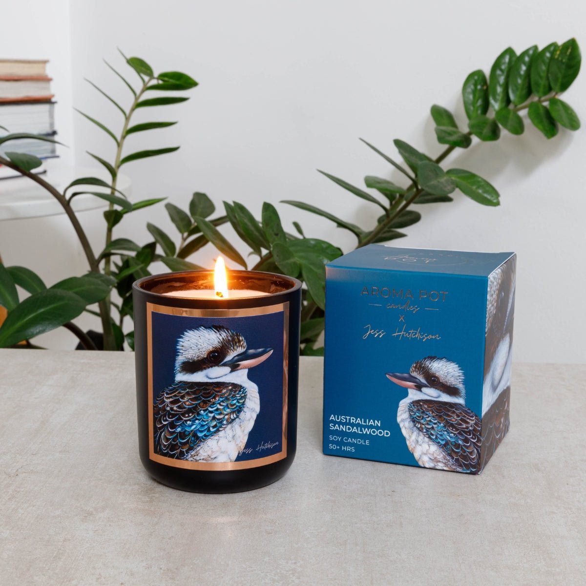 50+Hrs Soy Candle &amp; 200ml Reed Diffuser - Australian Sandalwood - Oldboy&