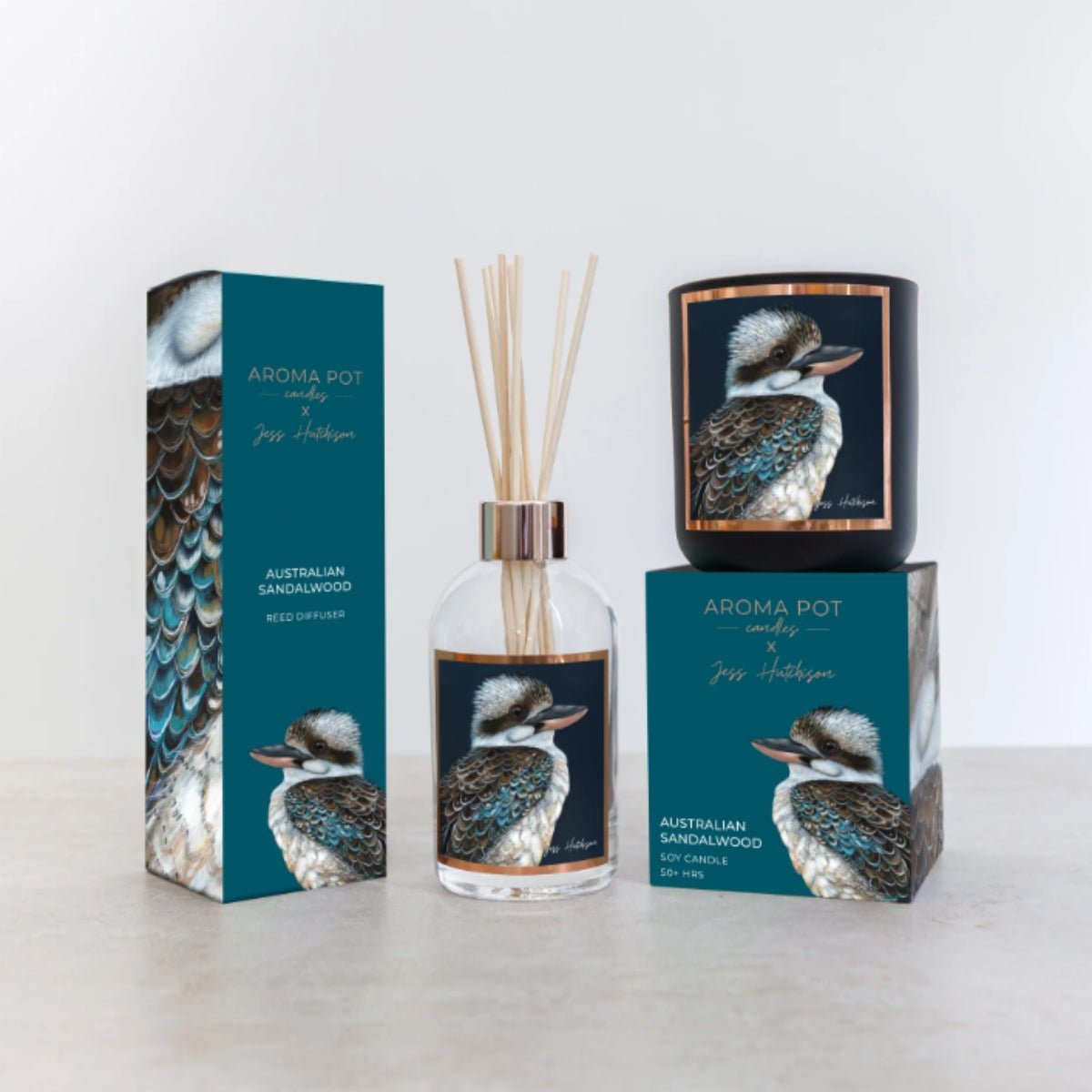 50+Hrs Soy Candle &amp; 200ml Reed Diffuser Combo - &