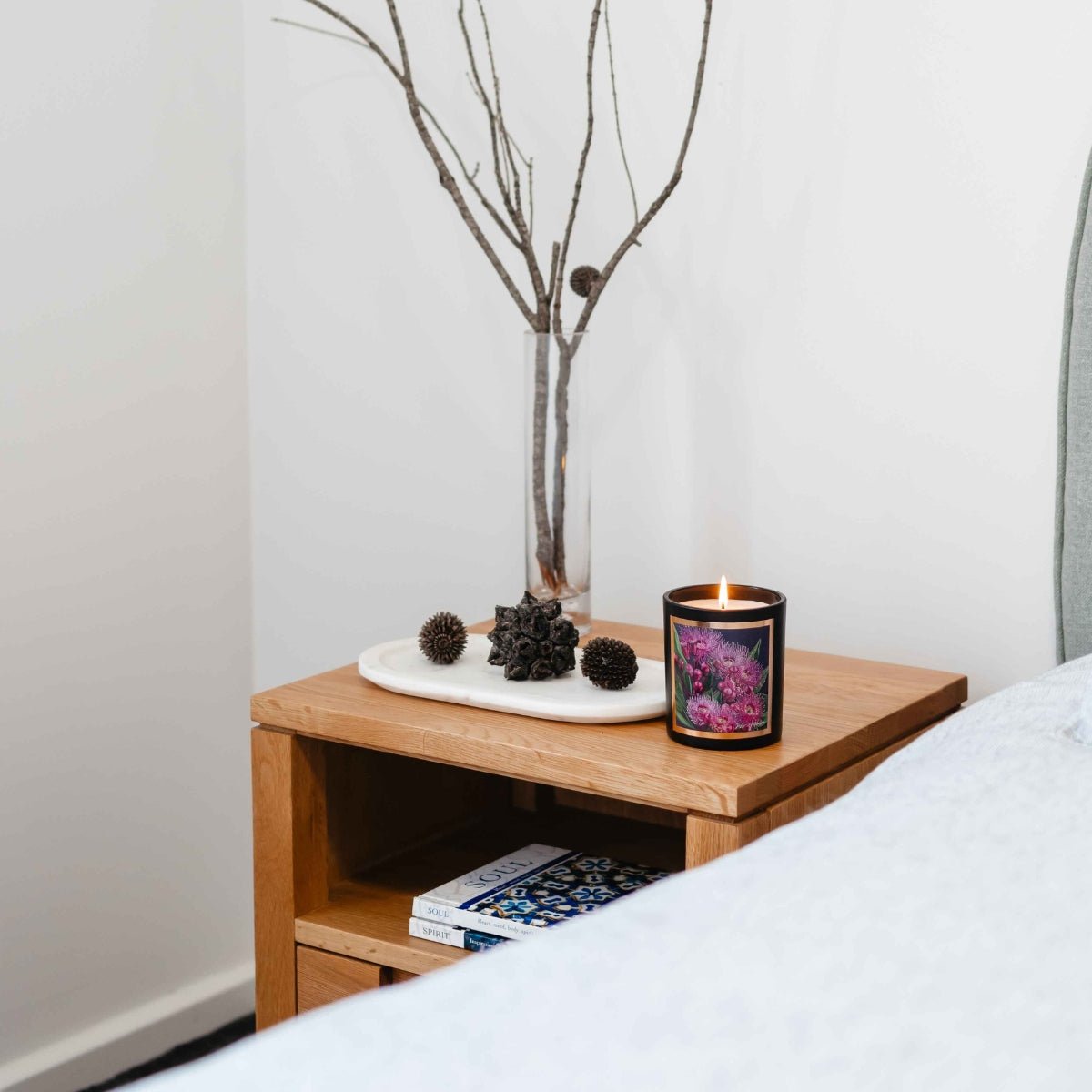 50+Hrs Soy Candle &amp; 200ml Reed Diffuser - Wild Bush Berries - Oldboy&