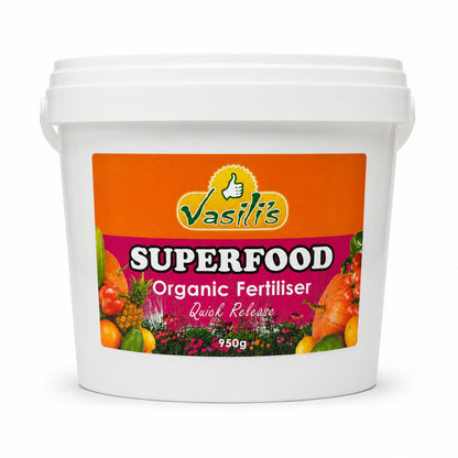 Vasilis Superfood Organic Fertiliser | Soldier Fly Frass Fertiliser &amp; Soil Booster